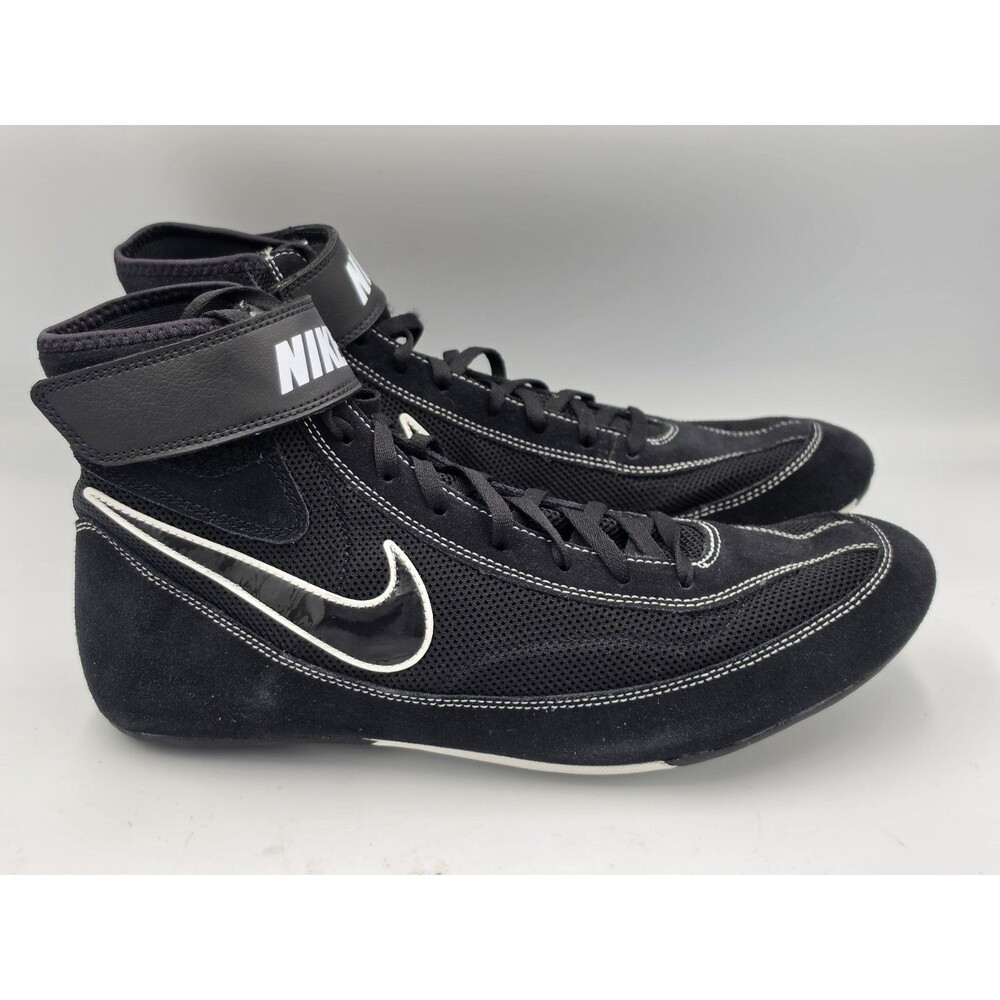 Nike Speed Sweep VII Wrestling Shoes 366683-001 Black White Men's Size 13 New